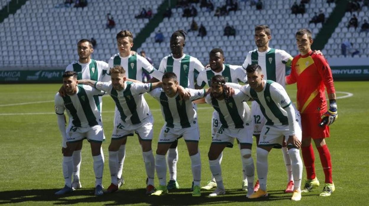 Once del Córdoba CF en un partido de esta temporada