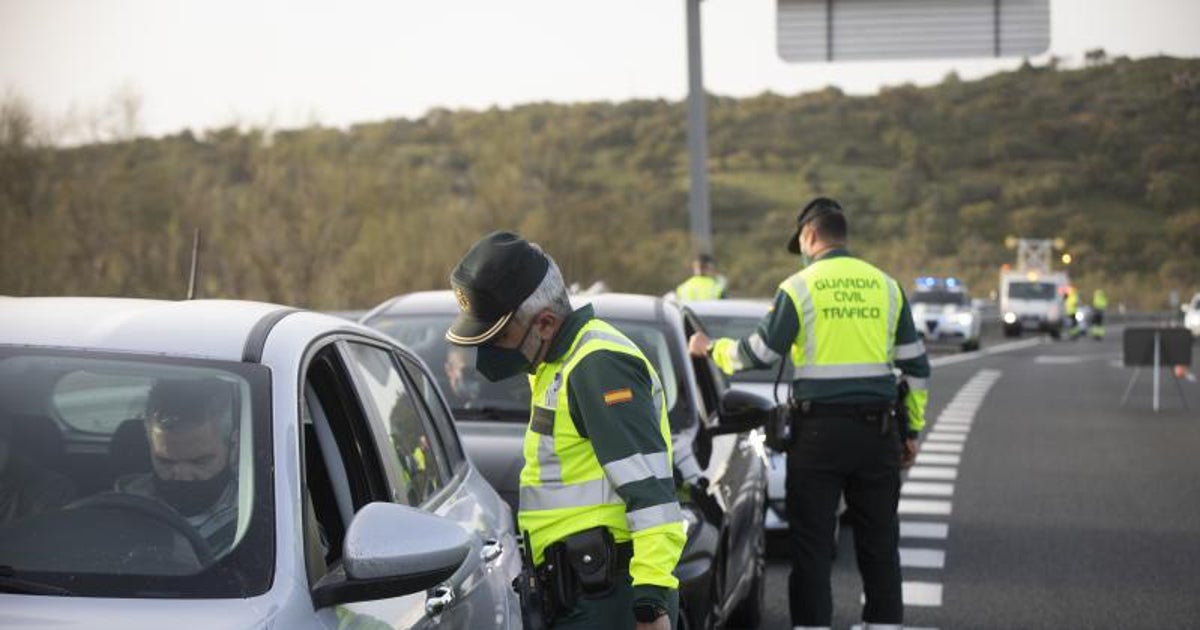 Control sobre medidas de movilidad Covid en las inmediaciones de El Ronquillo