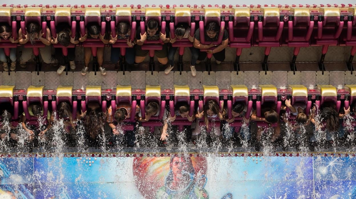 Atracción en la Feria de Nuestra Señora de la Salud en Córdoba