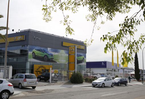 Concesionario Opel que perteneció al grupo