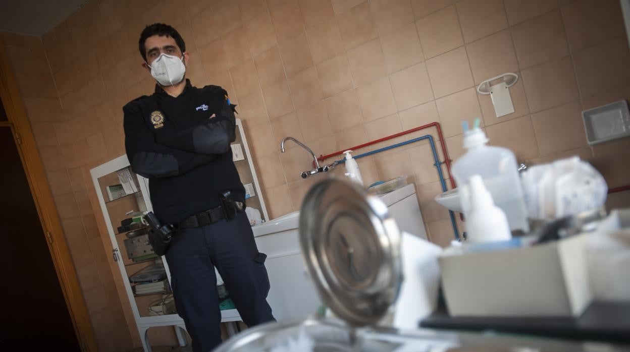 Antonio Bolívar, agente destinado en la Comisaría Provincial de Málaga