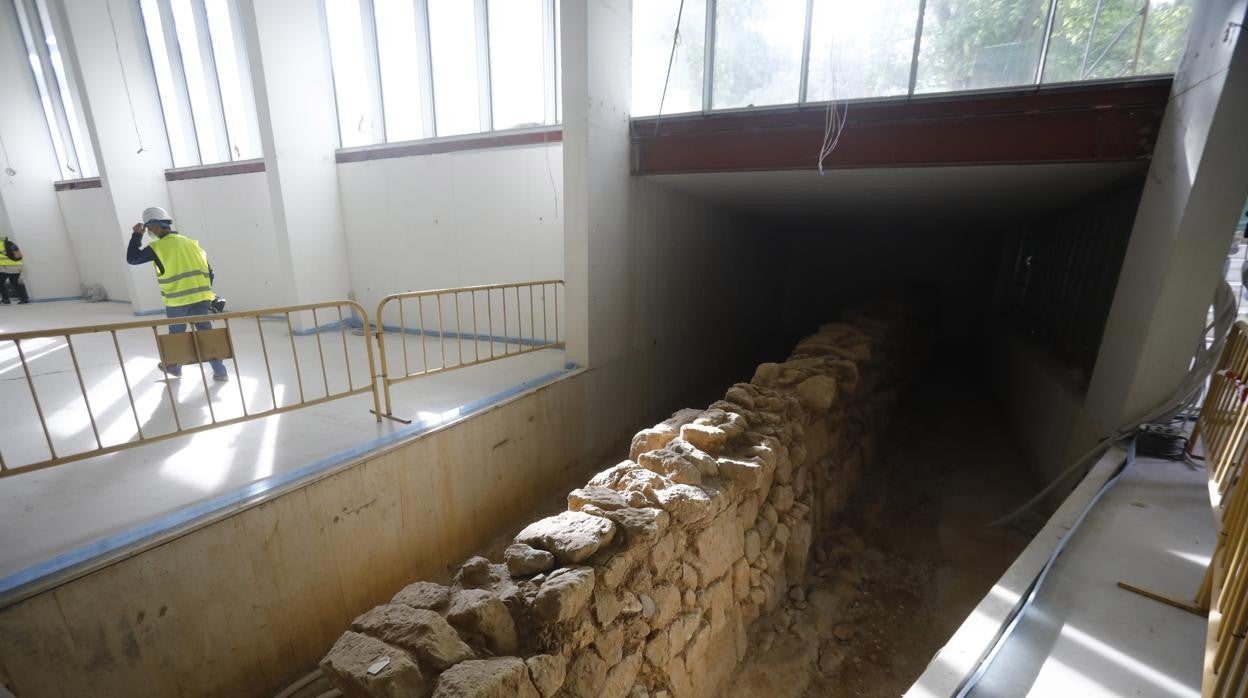 Interior de la nueva Biblioteca Pública Grupo Cántico, que se ultima en Córdoba