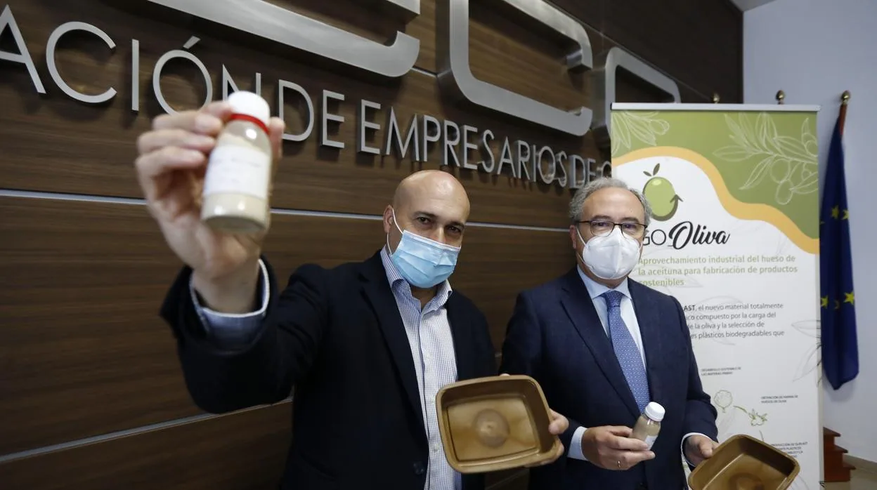 El logro de una cooperativa de Córdoba: el hueso de la aceituna hecho bandejas, platos y envases de plástico