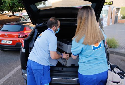 Las dosis, camino del centro cívico de La Fuensanta