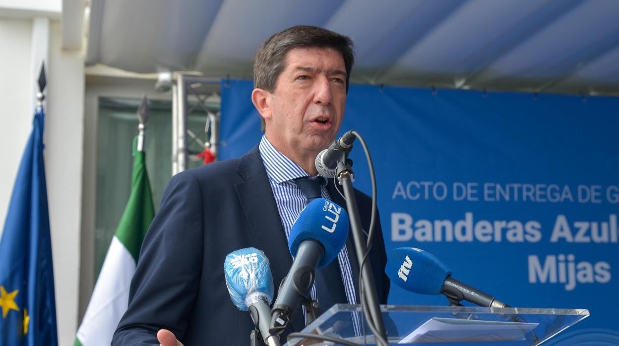 El vicepresidente andaluz, Juan Marín