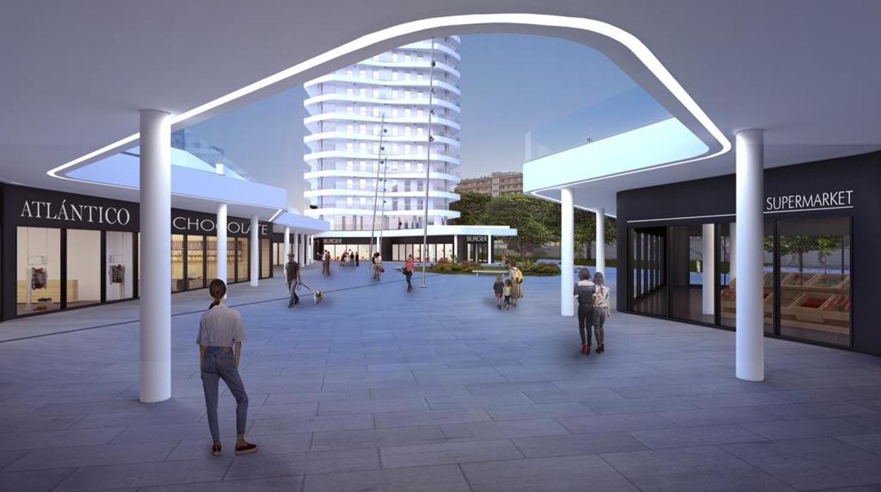 Recreación del primer proyecto que pararon los tribunales