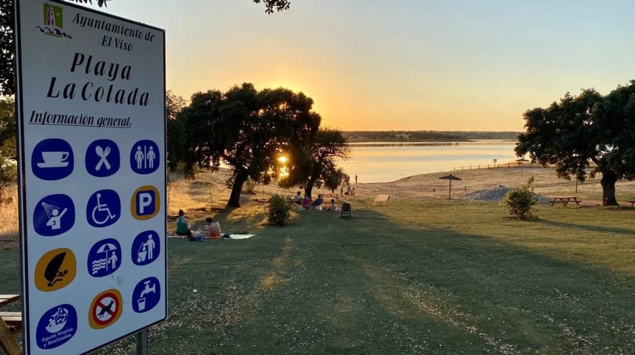 Imagen de la Playa de la Colada, que se abre este sábado