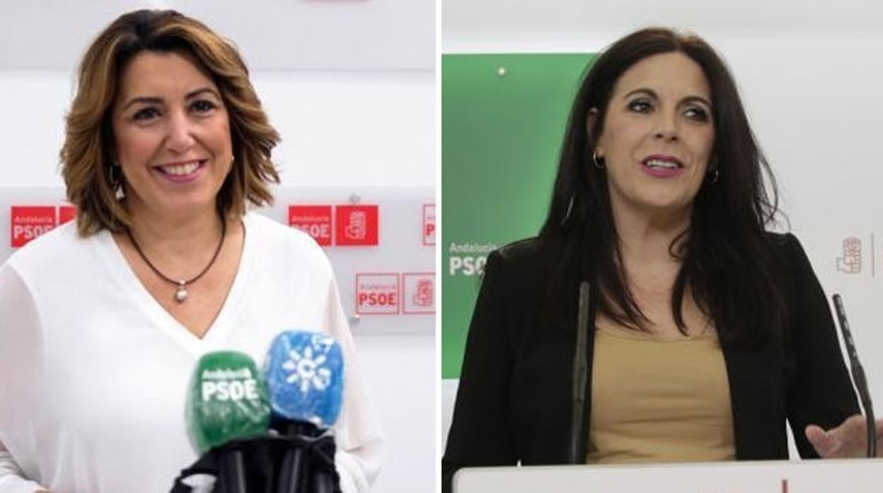 Susana Díaz y Ángeles Ferriz