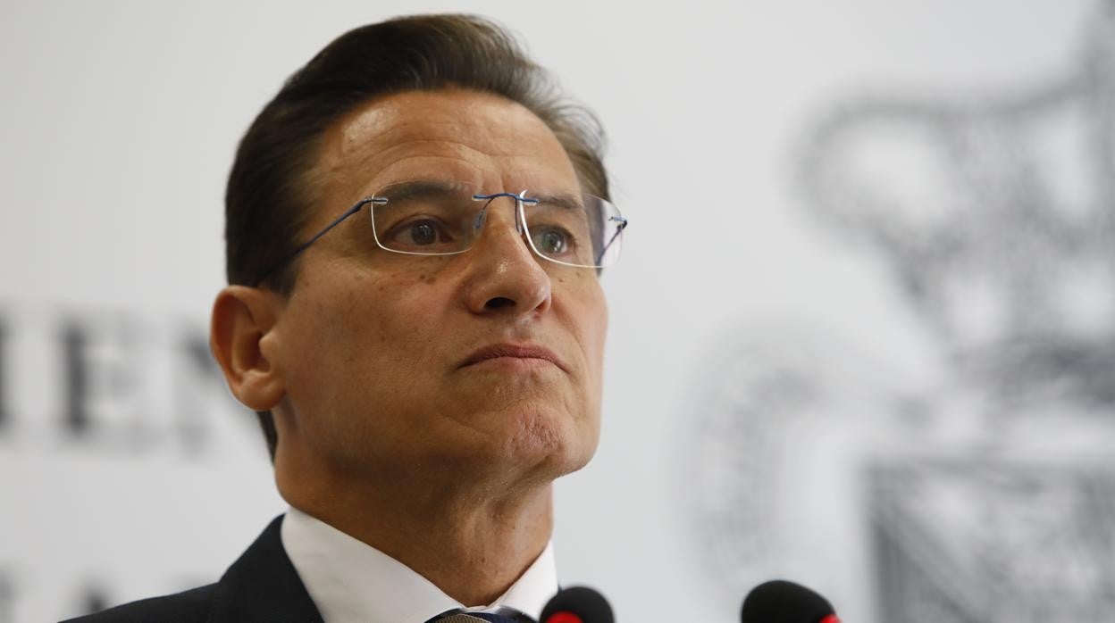 Luis Salvador el día que anunció su despedida como regidor