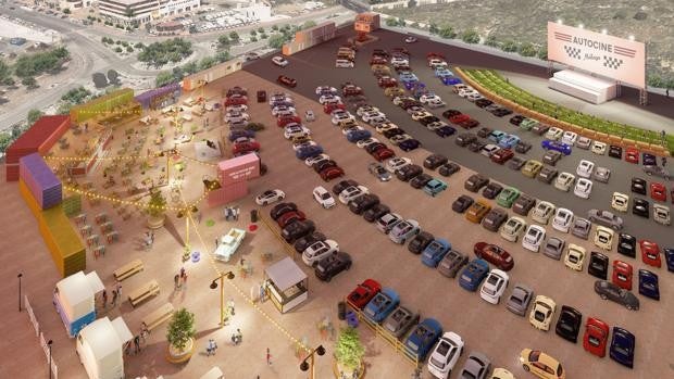 Arrancan las obras del segundo autocine más grande de Europa en Málaga, que abrirá en septiembre