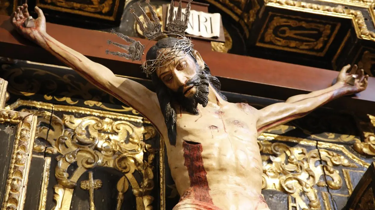 Imagen del Cristo de Zacatecas que pertenece a la Cofradía de la Vera Cruz de Montilla