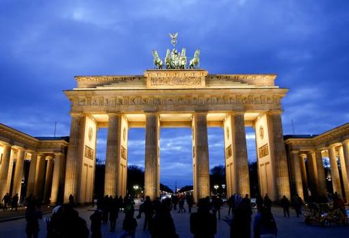 Puerta de Brandeburgo, en Berlín