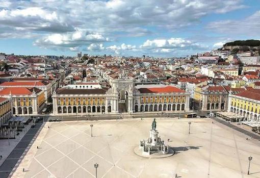 Plaza del Comercio, en Lisboa