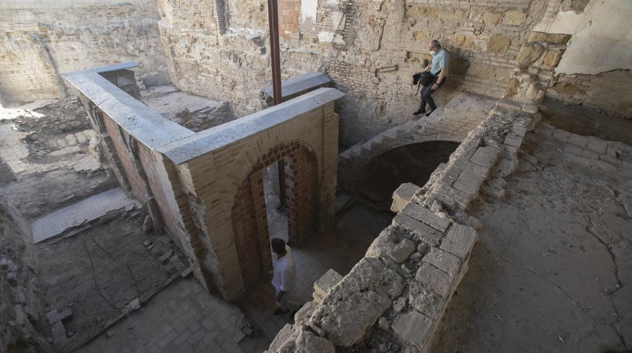Imagen de los baños árabes de la Pescadería