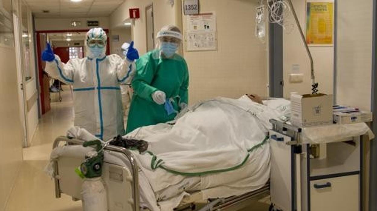 Hospital de Córdoba con pacientes de Covid-19