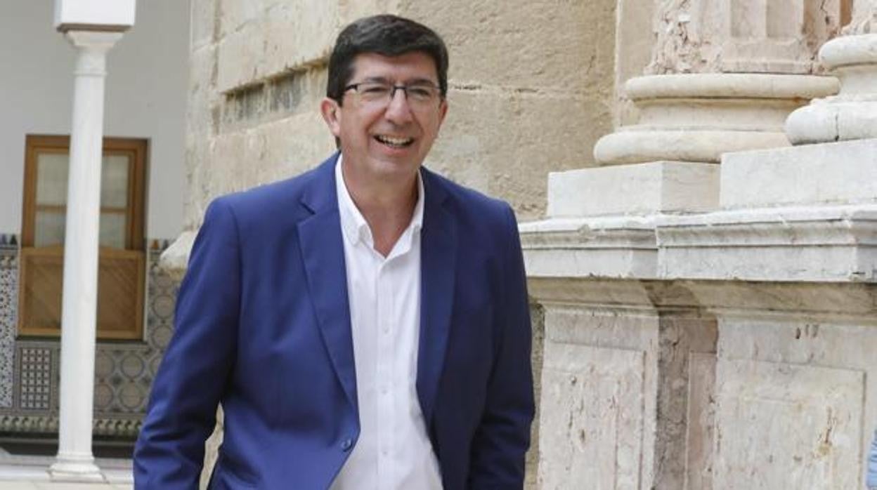 El vicepresidente de la Junta, Juan Marín, en el Parlamento andaluz