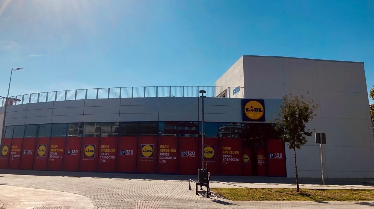 El nuevo Lidl de Trassierra, en una imagen facilitada por la compañía