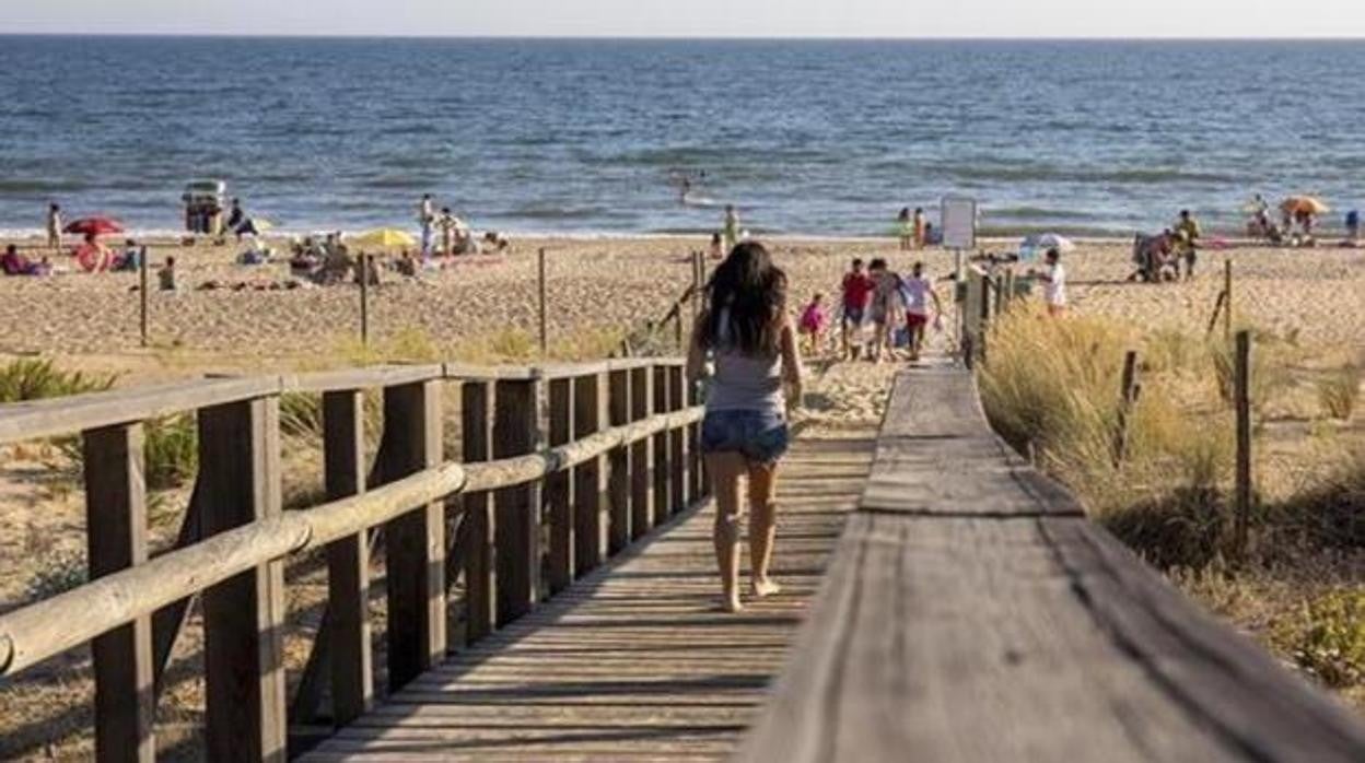 La playa de Punta Umbría