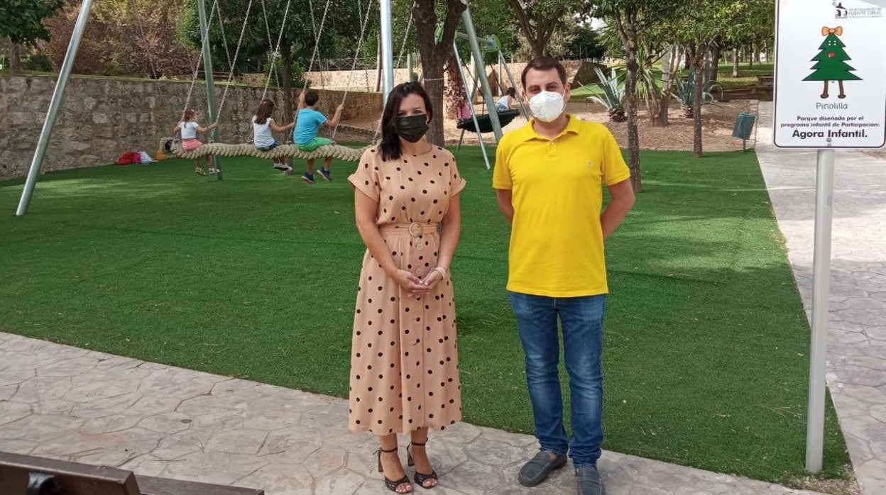 Visita de los ediles de Urbanismo y Participación Ciudadana a las obras del Parque de los Pinos