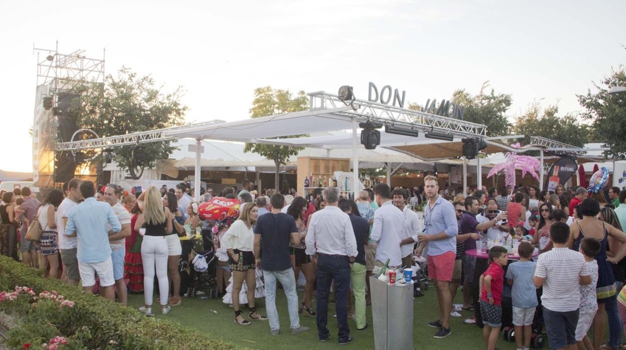 Una caseta de feria de Lucena, en una imagen de archivo