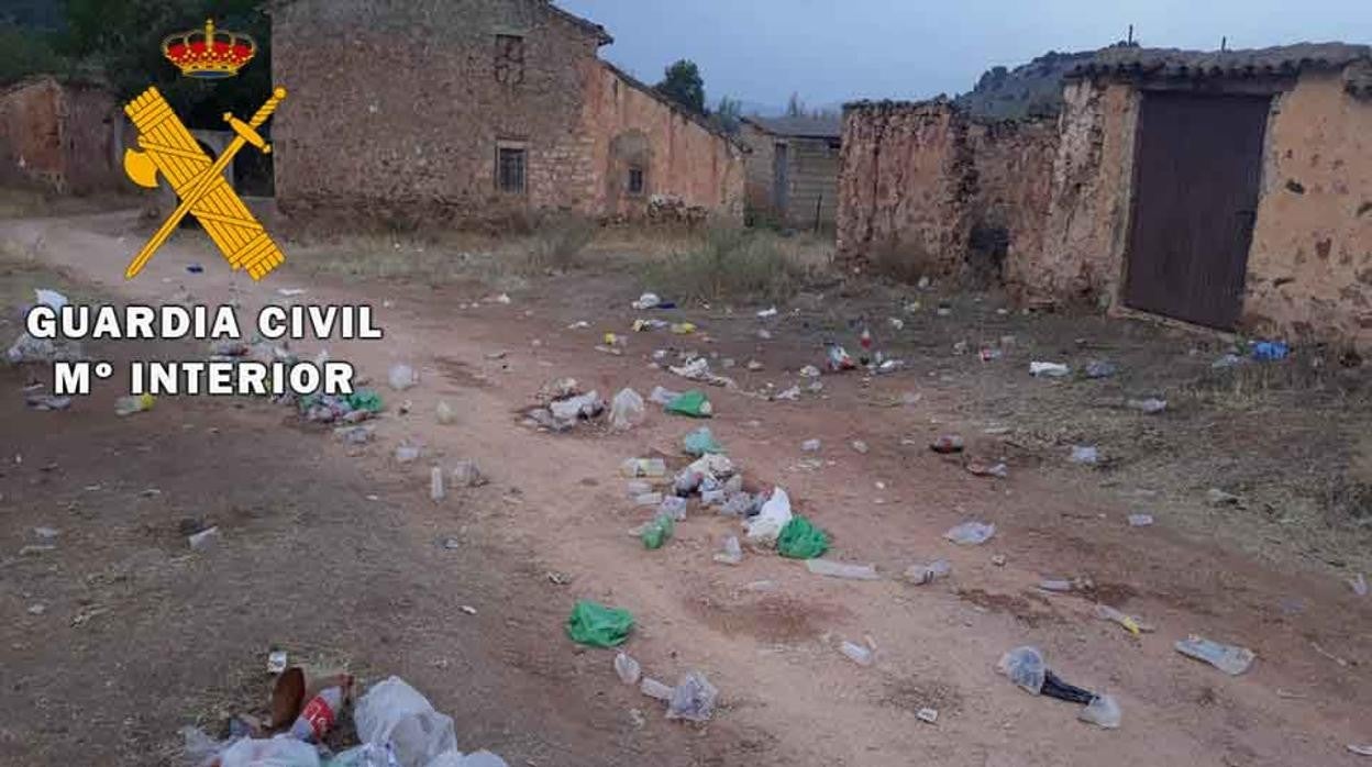 Zona de Puente Génave en la que tuvo lugar el botellón