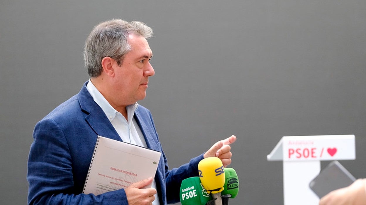 Juan Espadas prepara el primer congreso regional de su mandato como secretario general del PSOE-A