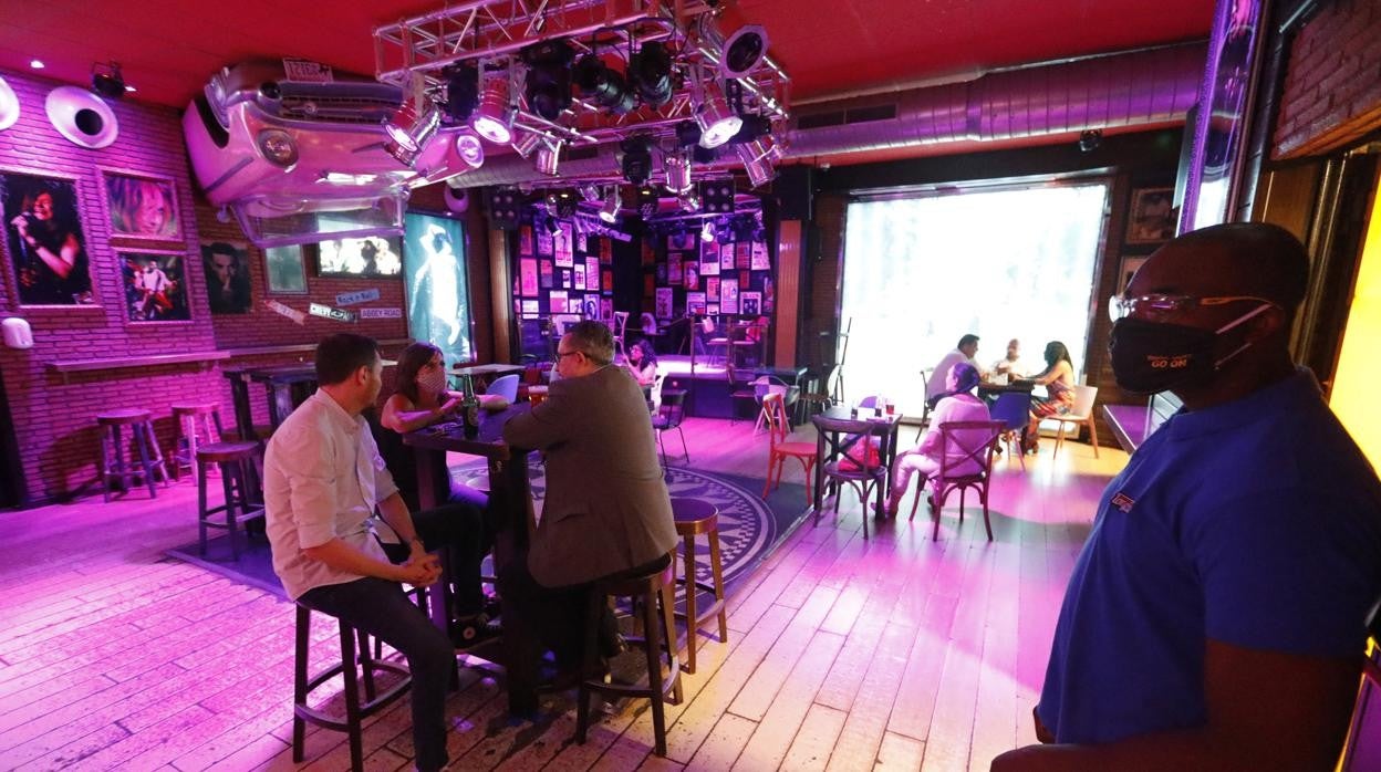 Sala Long Rock antes de su cierre en agosto de 2020