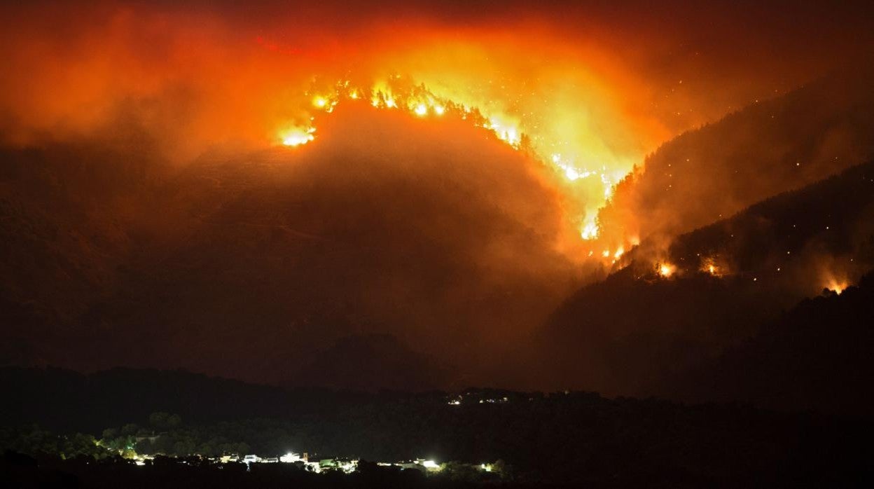 Incendio en Sierra Bermeja, Málaga