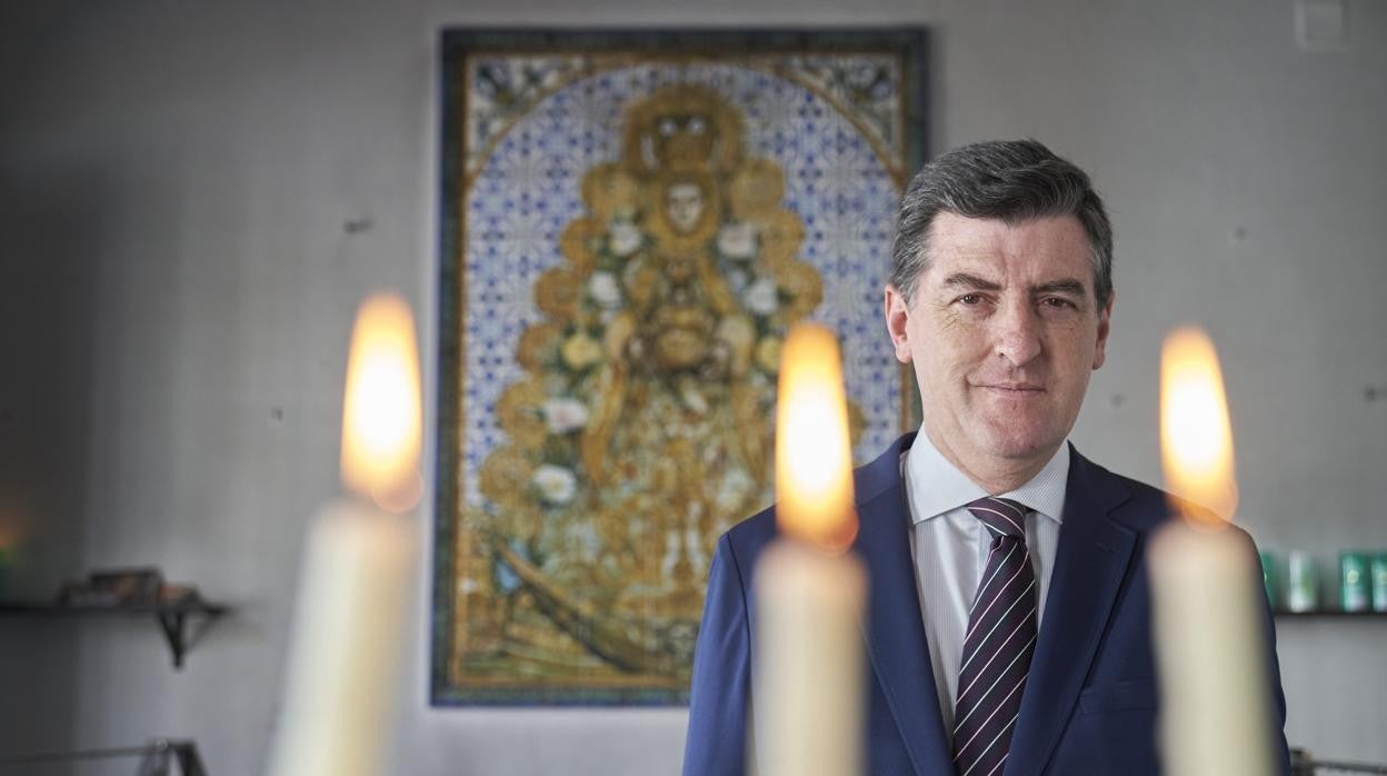 Santiago Padilla Díaz de la Serna, presidente de la Hermandad Matriz de Almonte