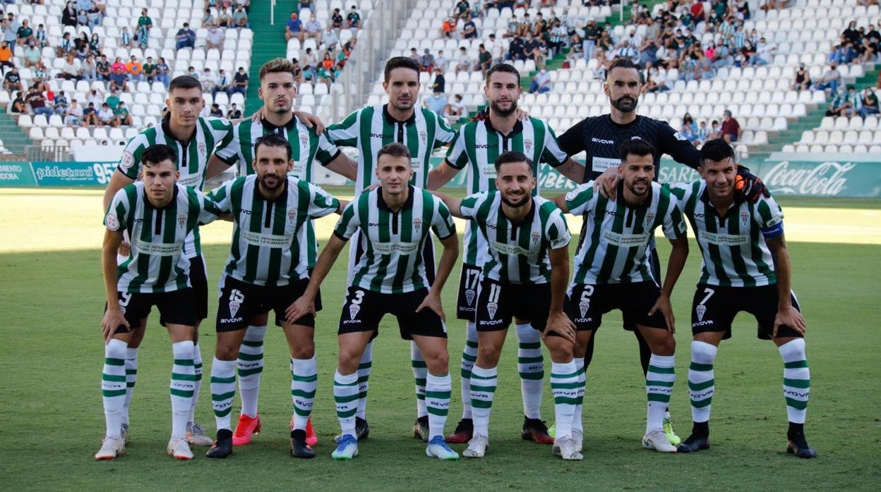 La alineación titular del Córdoba CF, en el partido del domingo ante el Don Benito