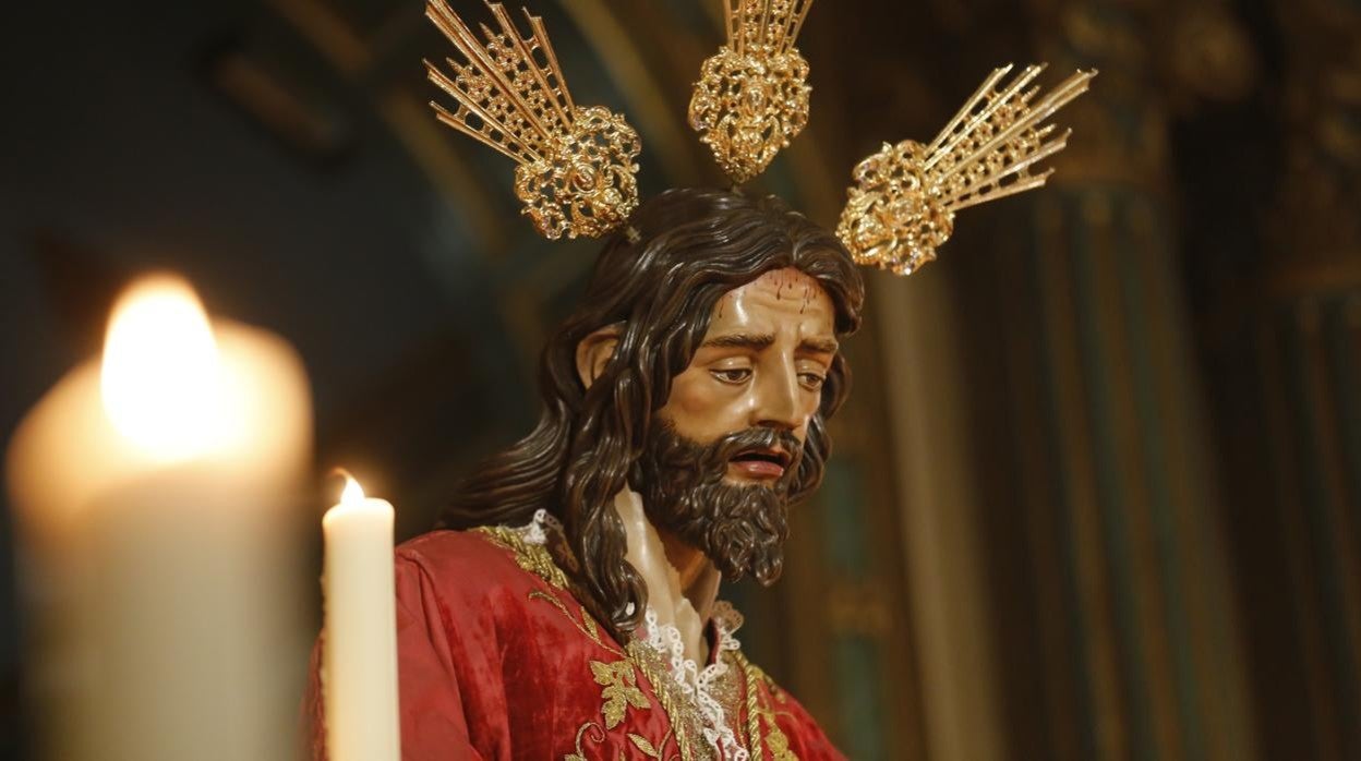 Primer plano del Señor del Prendimiento