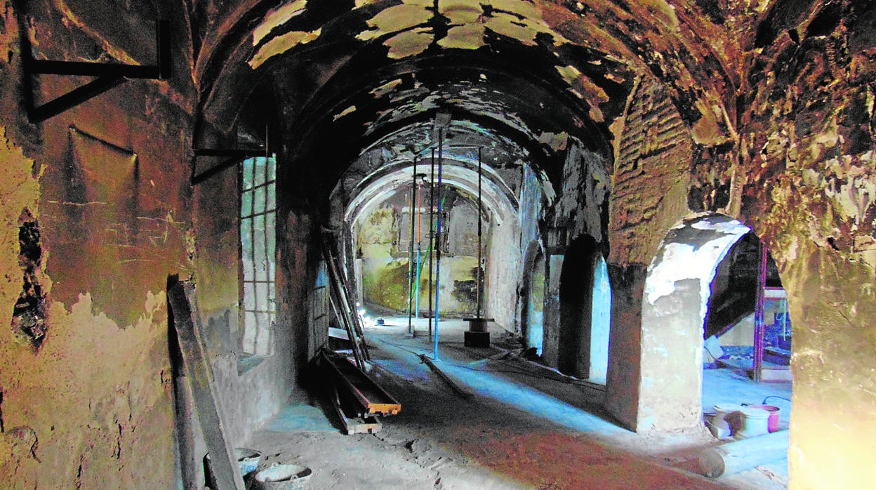 Estructura del antiguo granero de la Real Aduana de Córdoba