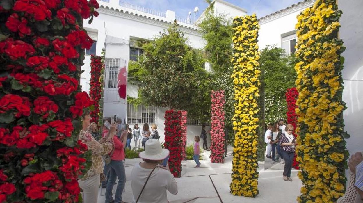 Una instalación floral en la edición de 2017