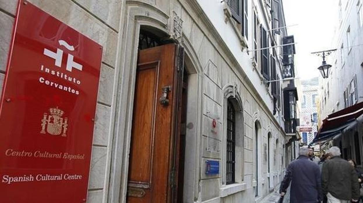 Imagen de archivo de la que fue sede del Instituto Cervantes en Gibraltar
