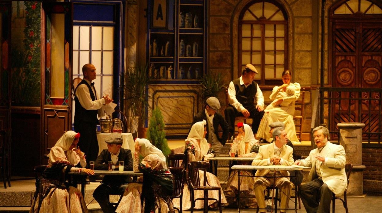 Representación de 'La verbena de la paloma' en el Gran Teatro de Córdoba