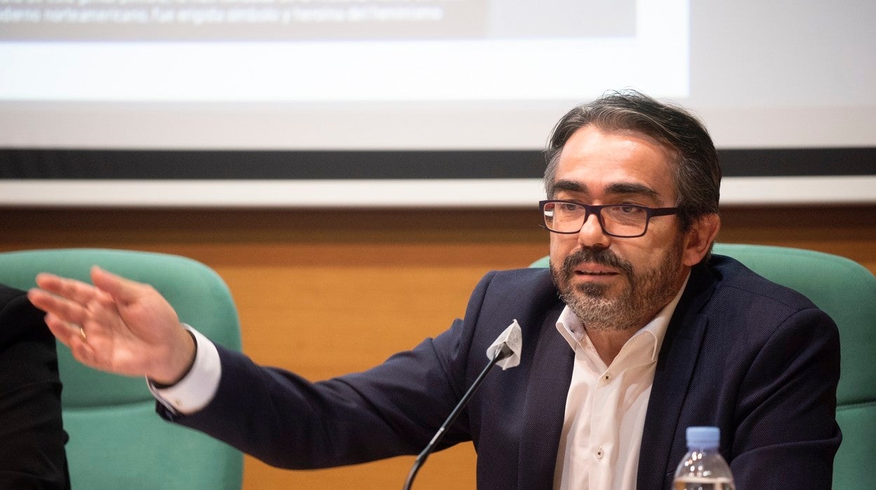 El director de ABC Cultural, Jesús G. Calero, este miércoles en Málaga