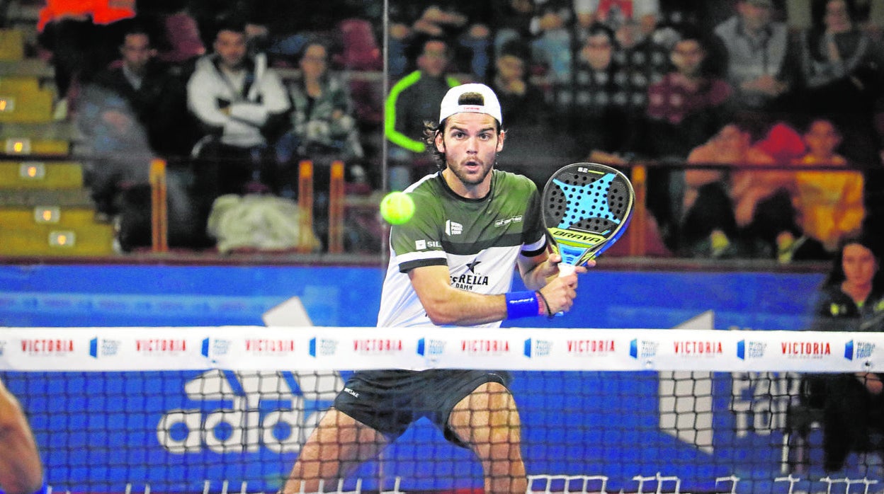 El cordobés Javier Garrido, en el Córdoba Open que se jugó en Vista Alegre en 2019