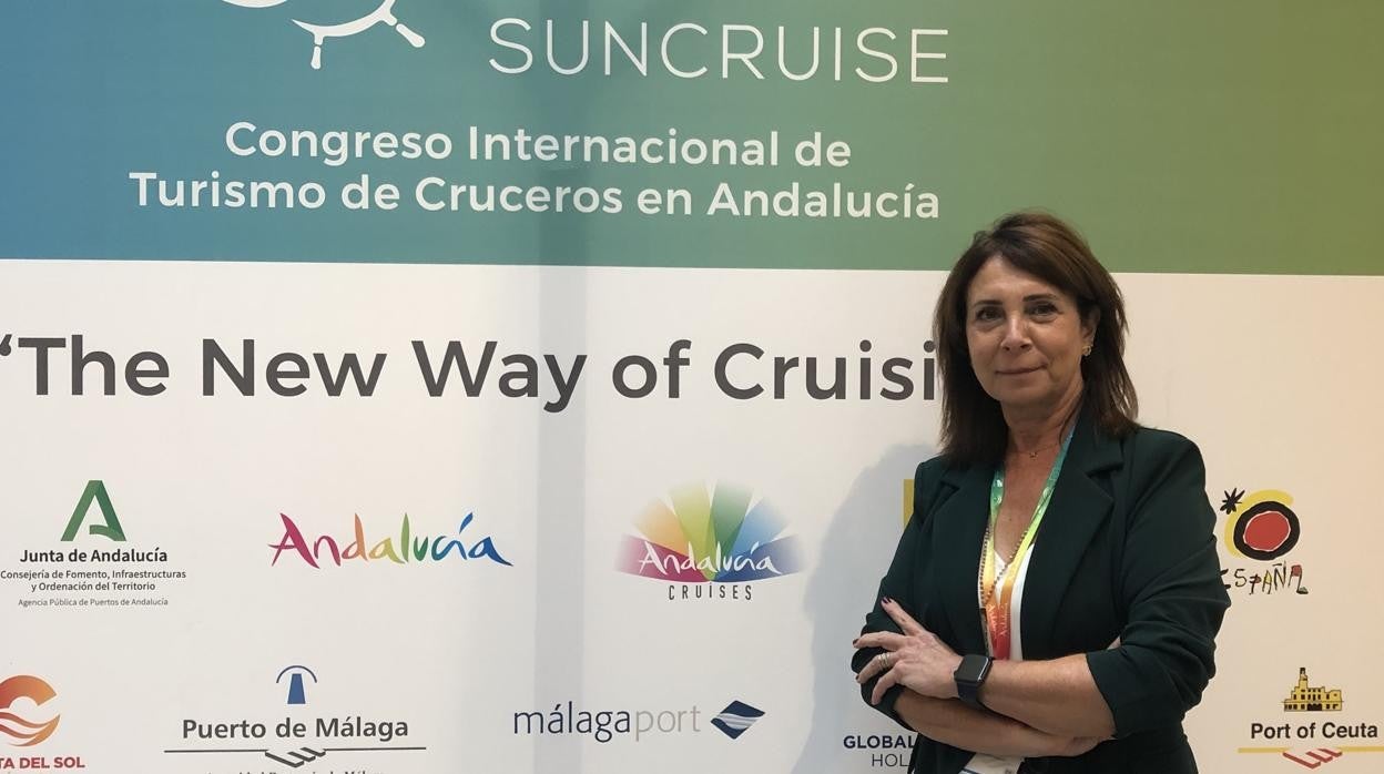 Esther Molina durante la celebración del congreso en Málaga