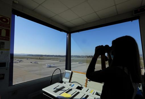 Vista del aeropuerto desde la torre de control