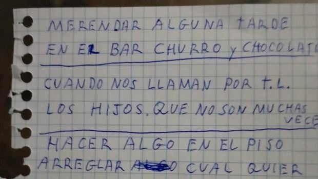 Visto en redes: «Le he pedido a mi abuelo una lista de cosas que le hacen feliz y me encuentro personalmente destrozada»