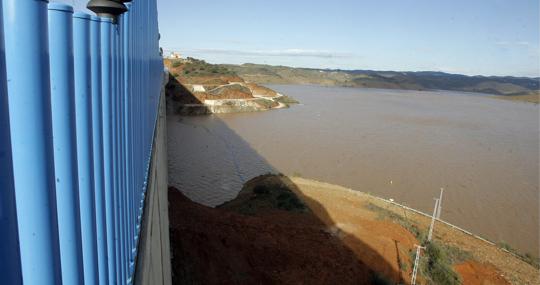 Pantano de la Breña II, el más afectado en Córdoba por la sequía