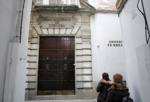 Fachada de la sede de la Real Academia de Córdoba