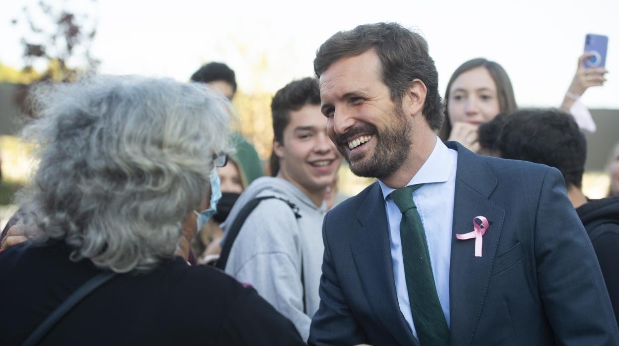 Pablo Casado en un acto público