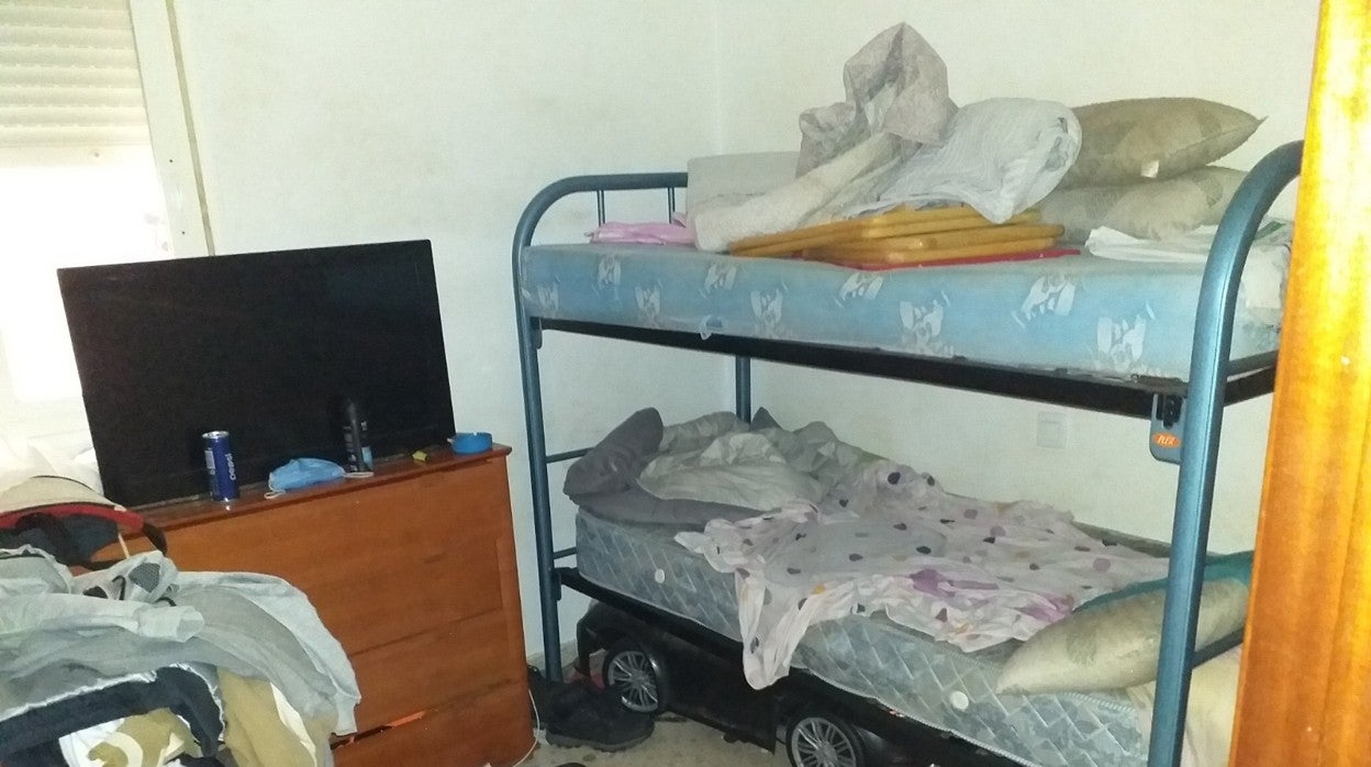 Estancia donde estaban dos de los menores