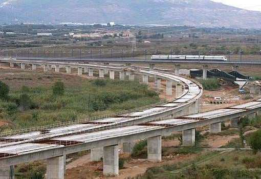 Obras del Corredor Mediterráneo... pero en la Comunidad Valenciana