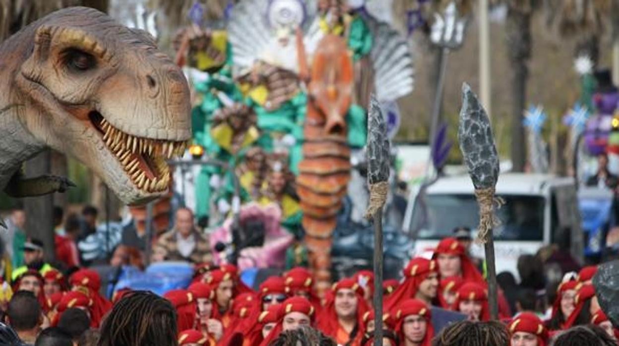 Imagen de archivo de la comitiva de los Magos de Oriente en Huelva