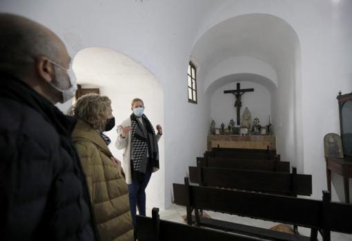 La pequeña capilla de la fortaleza, primer templo cristiano de Espejo
