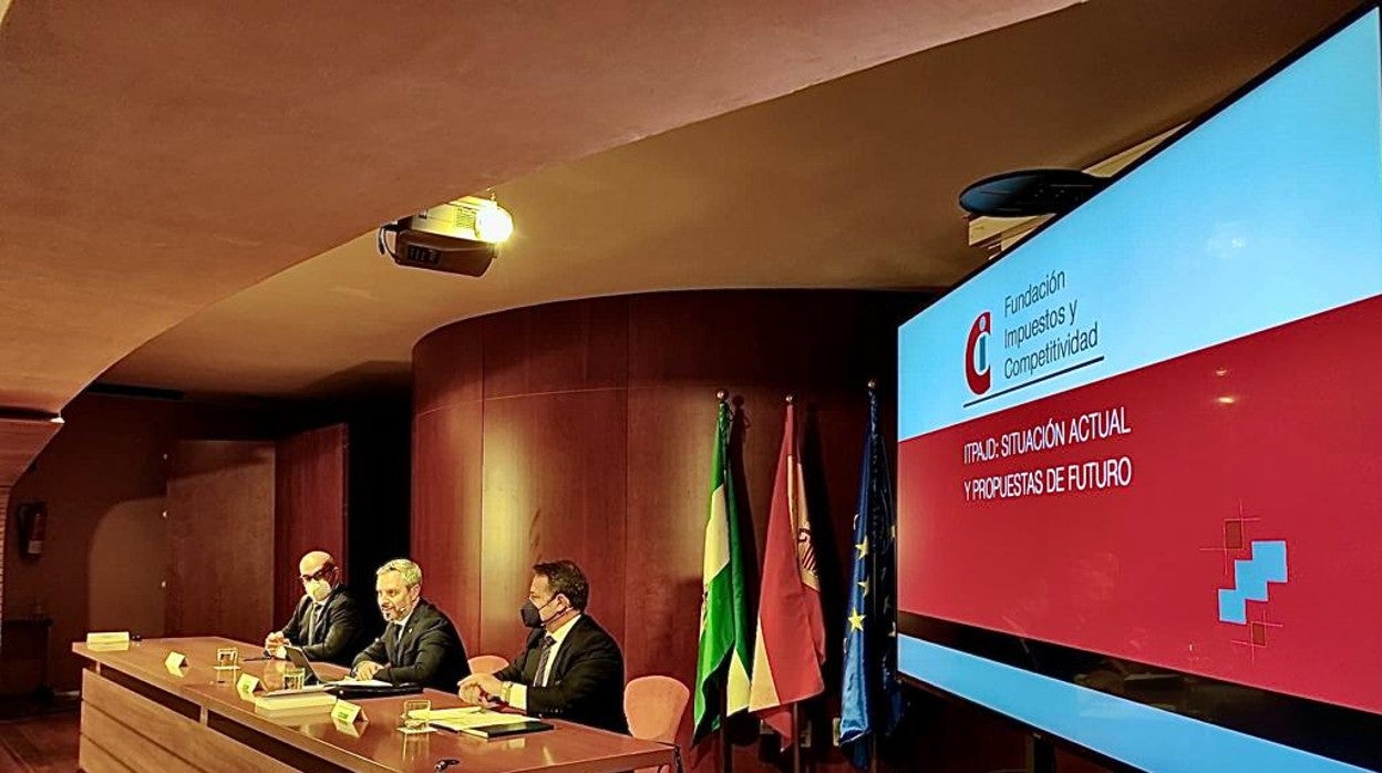 Presentación del libro en la Consejería de Hacienda