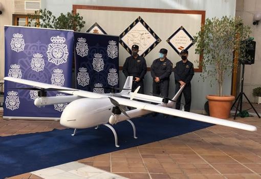 El dron más grande de España decomisado