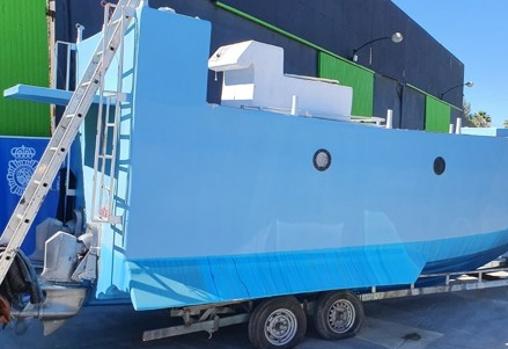 El sumergible fue encontrado en Málaga